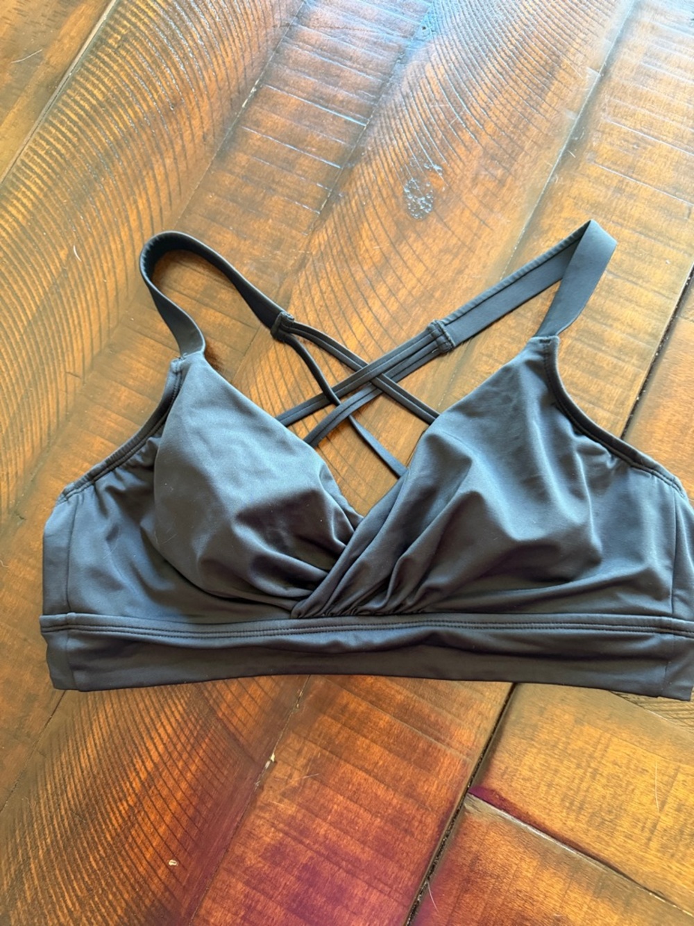Women’s Black Strappy Bikini Top